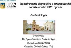 Inquadramento diagnostico e terapeutico del nodulo tiroideo TIR3: Update Epidemiologia - Serafino Lio Alta Specializzazione Endocrinologia UOC di ...
