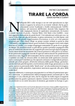 Tirare la corda Pietro Causarano - Nell'aprile 2013, sulla stampa e sui siti web specializzati in alpi-Storie in movimento