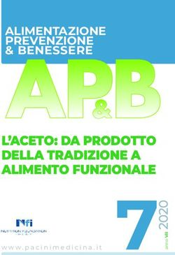 L'ACETO: DA PRODOTTO DELLA TRADIZIONE A ALIMENTO FUNZIONALE - ALIMENTAZIONE PREVENZIONE & BENESSERE