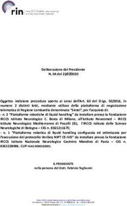 Deliberazione del Presidente N. 04 del 21/07/2020 - Rete ...