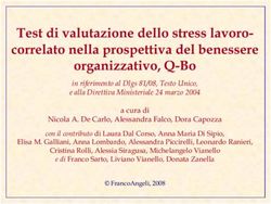 Test di valutazione dello stress lavoro-correlato nella prospettiva del benessere organizzativo, Q-Bo