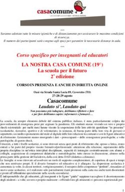 LA NOSTRA CASA COMUNE (19 ) - Corso specifico per insegnanti ed educatori - IIS LUIGI CASTIGLIONI