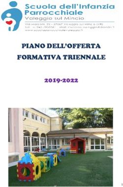 PIANO DELL'OFFERTA FORMATIVA TRIENNALE 2019-2022