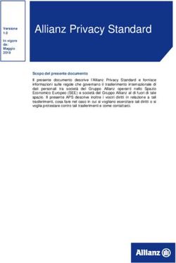 Allianz Privacy Standard - Investitori SGR