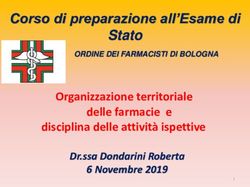 Corso di preparazione all'Esame di Stato - Organizzazione territoriale delle farmacie e disciplina delle attività ispettive - Ordine dei ...