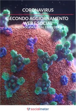 CORONAVIRUS SECONDO AGGIORNAMENTO WEB E SOCIAL - (DATI AGGIORNATI AL 19/03/2020) - SocialMeter