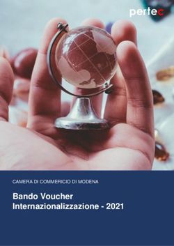 Pertec - Bando Voucher Internazionalizzazione - 2021 CAMERA DI COMMERICIO DI MODENA