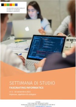 SETTIMANA DI STUDIO FASCINATING INFORMATICS 5 - 10 settembre 2021 imparare, applicare & collegare