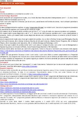 UNIVERSITÉ DE MONTRÉAL - CANADA - Montréal - Unibo