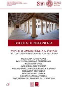 SCUOLA DI INGEGNERIA AVVISO DI AMMISSIONE A.A. 2022/23 - Unipd