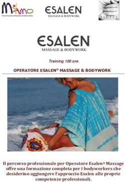 OPERATORE ESALEN MASSAGE & BODYWORK - Il percorso professionale per Operatore Esalen Massage offre una formazione completa per i bodyworkers che ...