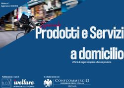 Prodotti e Servizi a domicilio - offerti da negozi e imprese a Roma e provincia Pubblicazione a cura di - Assotutela