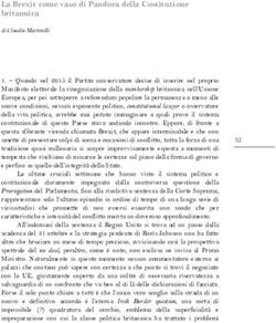 La Brexit come vaso di Pandora della Costituzione britannica