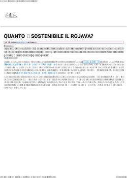 QUANTO È SOSTENIBILE IL ROJAVA? - Limes