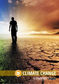 CLIMATE CHANGE 10 TREND EMERGENTI