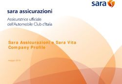 Sara Assicurazioni e Sara Vita Company Profile - maggio 2016