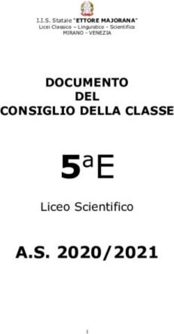 5aE A.S. 2020/2021 - DOCUMENTO DEL CONSIGLIO DELLA CLASSE - IIS Majorana-Corner