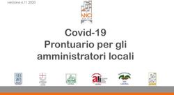 Covid-19 Prontuario per gli amministratori locali - versione 6.11.2020 - ANCI Liguria