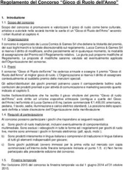 Regolamento del Concorso "Gioco di Ruolo dell'Anno"