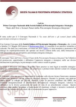 "Stato dell'Arte e Scenari Futuri della Psicoterapia Strategica Integrata" - SIPIS