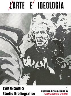 ARTEEIDEOLOGIA 1. qualcosadi/somethingbyGiangiacomoSpadari I - ARCHIVIO DELL'ARENGARIO STUDIO BIBLIOGRAFICO www.arengario.it ORDINI / ORDER ...