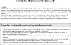 DISCIPLINA: MUSICA SCUOLA PRIMARIA