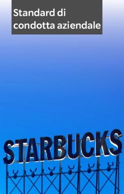 Standard di condotta aziendale - Starbucks Coffee Company