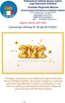 Comunicato Ufficiale N 46 del 29/12/2021 - LND Marche
