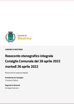 Resoconto stenografico integrale Consiglio Comunale del 26 aprile 2022 marted&igrave; 26 aprile 2022 - COMUNE DI MESTRINO