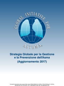 Strategia Globale per la Gestione e la Prevenzione dell'Asma (Aggiornamento 2017) - GINASMA