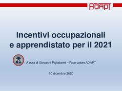 Incentivi occupazionali e apprendistato per il 2021 - A cura di Giovanni Piglialarmi - Ricercatore ADAPT 10 dicembre 2020