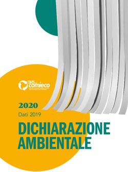 DICHIARAZIONE AMBIENTALE - 2020 Dati 2019 - Comieco