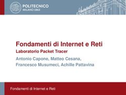 Fondamenti di Internet e Reti - Laboratorio Packet Tracer Antonio Capone, Matteo Cesana, Francesco Musumeci, Achille Pattavina