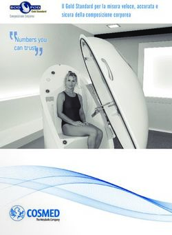 Numbers you can trust - Il Gold Standard per la misura veloce, accurata e sicura della composizione corporea - Cosmed