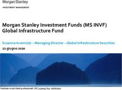 Morgan Stanley Investment Funds (MS INVF) Global Infrastructure Fund - Susanna Invernizzi - Managing Director - Global Infrastructure Securities ...