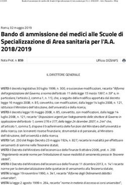 Bando di ammissione dei medici alle Scuole di Specializzazione di Area sanitaria per l'A.A. 2018/2019