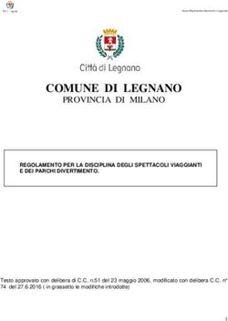 COMUNE DI LEGNANO PROVINCIA DI MILANO