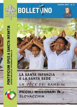 BOLLET INO - L A VOCE DEI BAMBINI LA SANTA INFANZIA E LA SANTA SEDE - Pontificie Opere Missionarie