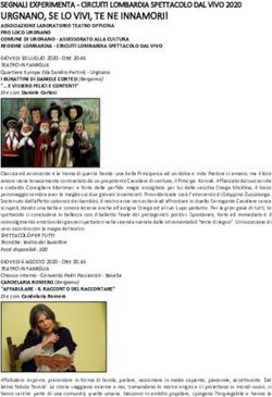 URGNANO, SE LO VIVI, TE NE INNAMORI! - Laboratorio ...