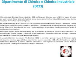 (DCCI) Dipartimento di Chimica e Chimica Industriale - Borsa Della Ricerca