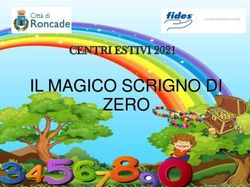 IL MAGICO SCRIGNO DI ZERO - CENTRI ESTIVI 2021 - Fides