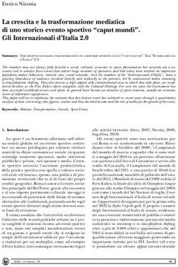 La crescita e la trasformazione mediatica di uno storico evento sportivo "caput mundi". Gli Internazionali d'Italia 2.0 - AGEI