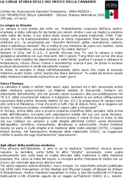 LA LUNGA STORIA DEGLI USI MEDICI DELLA CANNABIS