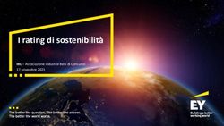 I rating di sostenibilità - IBC - Associazione Industrie Beni di Consumo 17 novembre 2021 - IBC - Associazione Industrie Beni di ...