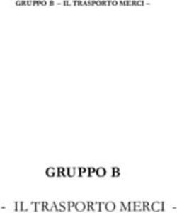 GRUPPO B - IL TRASPORTO MERCI - GRUPPO B - IL TRASPORTO MERCI