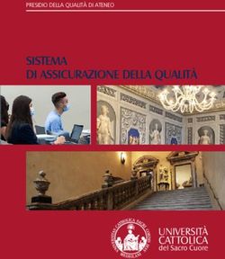 SISTEMA DI ASSICURAZIONE DELLA QUALITÀ - PRESIDIO DELLA QUALITÀ DI ATENEO - Università ...