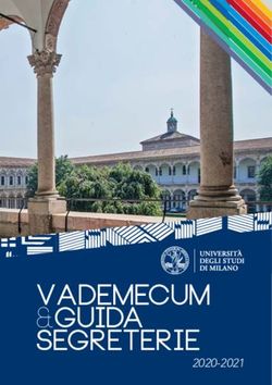 Vademecum &Guida Segreterie - Unimi