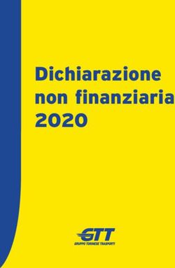 Dichiarazione non finanziaria 2020 - GTT