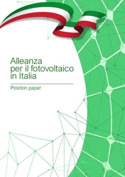 Alleanza per il fotovoltaico in Italia - Position paper - Green Planner