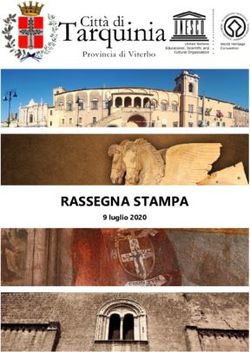 RASSEGNA STAMPA 9 luglio 2020 - Comune di Tarquinia
